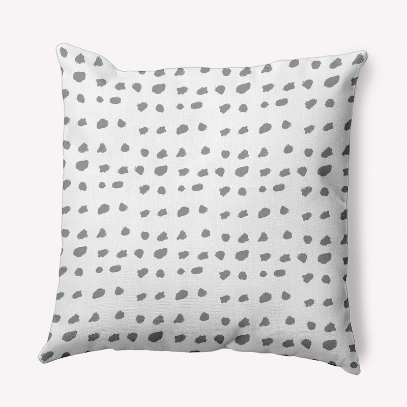 Dot Of Spots Decorative Throw Pillow - Gray - 20" x 20"