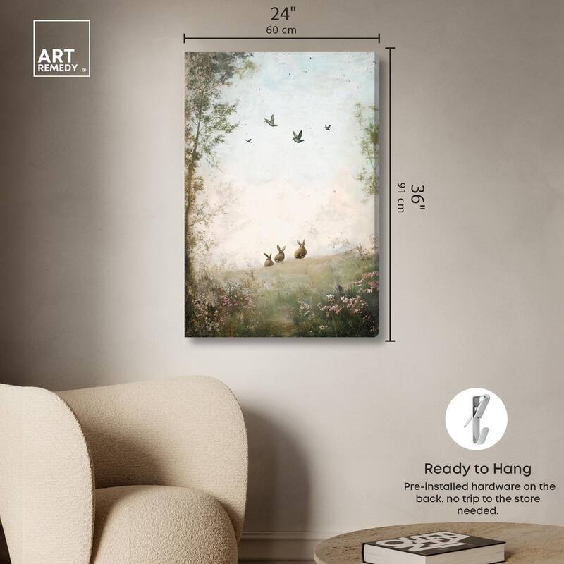Skyward Sentinels Canvas by Art Remedy, Gallery Wrapped