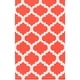 preview thumbnail 25 of 32, Hand-Woven Esme Moroccan Trellis Reversible Flatweave Wool Rug - 4' x 6' Orange