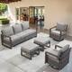 Option Grey Wicker Grey Cushion