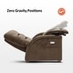 preview thumbnail 3 of 40, MCombo Power Zero Gravity Recliner Chair with Adjustable Headrest for Living Room, Fabric ZG334