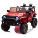 preview thumbnail 64 of 98, Kids Electric Truck with Trailer, 24V Battery, Bluetooth, MP3, Four-Wheel Suspension, for Off-Road Adventures