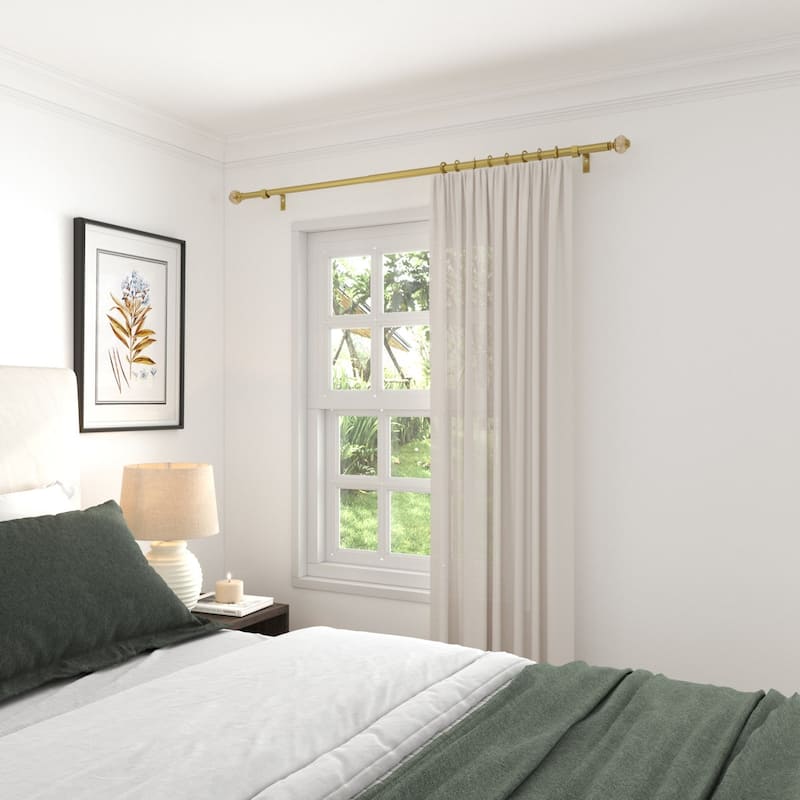 Acroma Luxury Spherical Gold Curtain Rod