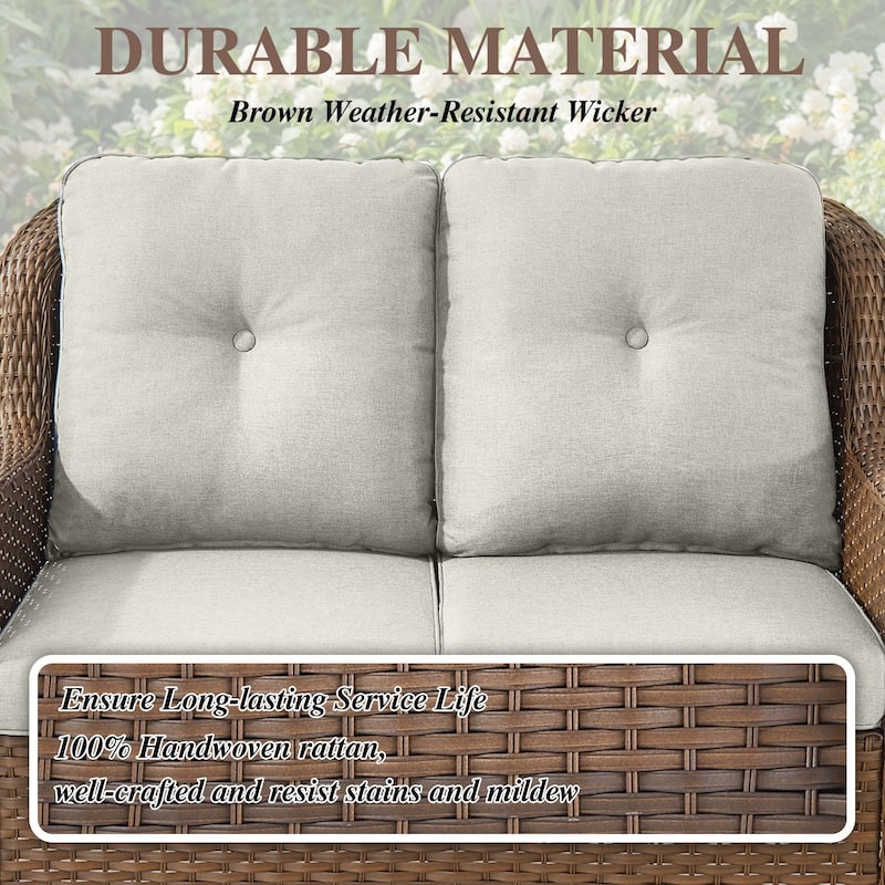 Loveseat Outdoor Patio Sofa Couch Furniture