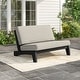preview thumbnail 19 of 72, Patio Teak Wood Outdoor Loveseat with Cushion