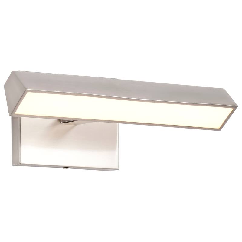 Mila 1 Foot LED Picture Light 3 CCT Selectable Brushed Nickel Finish Acrylic Lens - Brushed Nickel