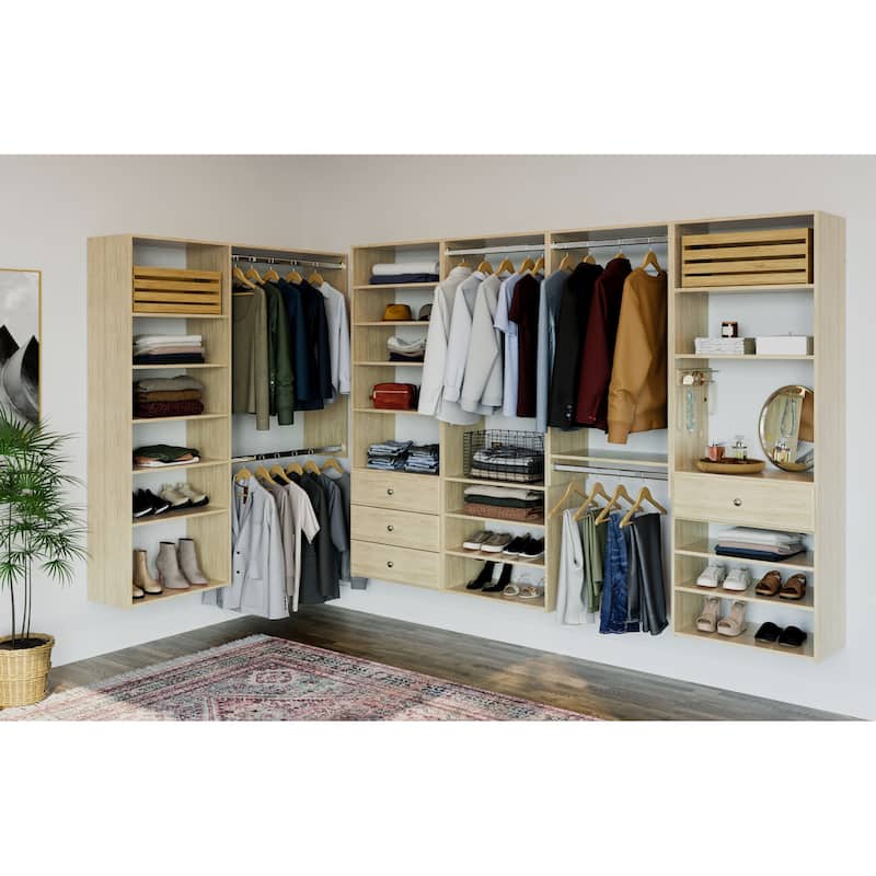 Easy Track Double Hang Laminate Tower Kit