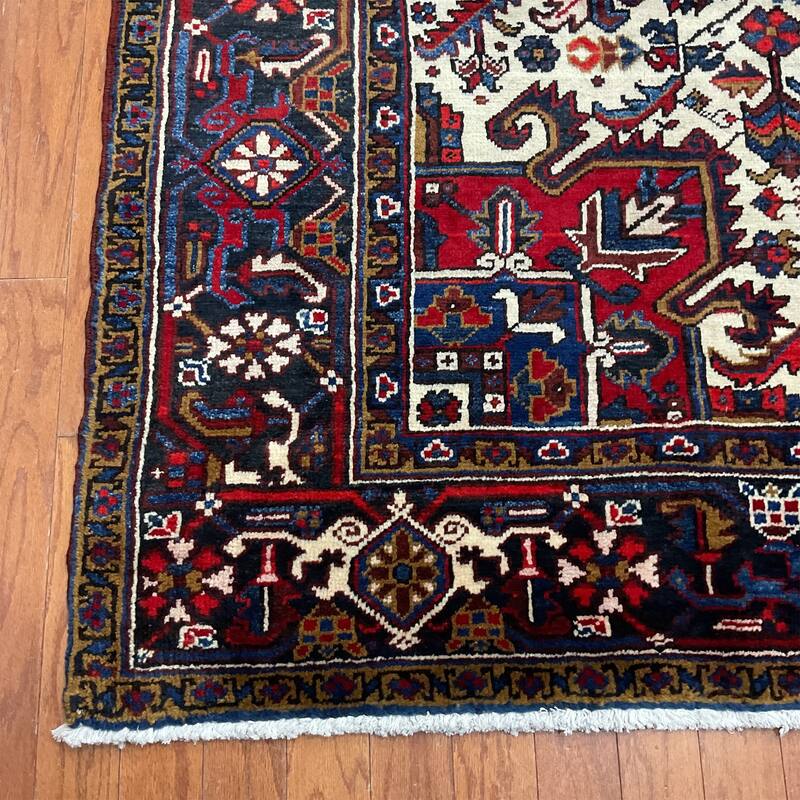 HERAT ORIENTAL Handmade Fine Heriz Rug - 8'1" x 11'4"