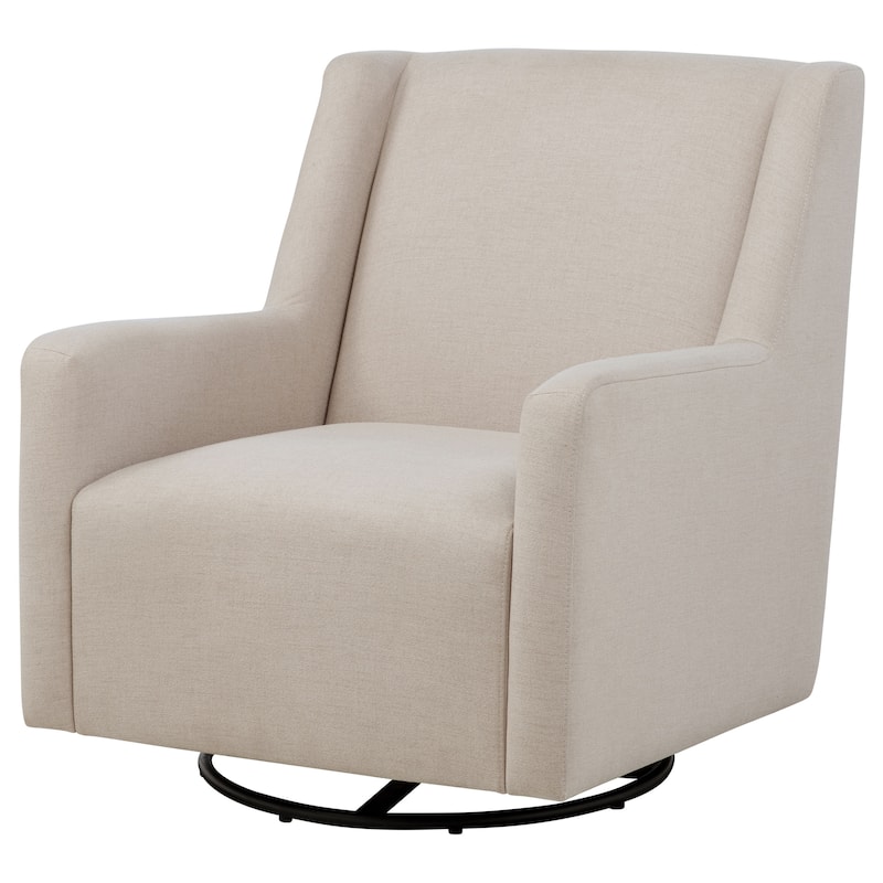 Sorrel Fabric Upholstered Swivel Glider Arm Chair Latte - 30.25" x 35.5" x 34"