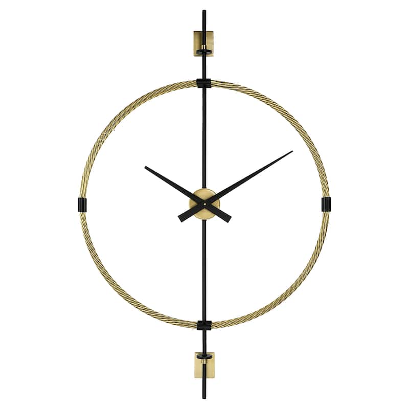 Uttermost Time Flies Modern Wall Clock - 30.75 W X 48.75 H X 4 D (in)