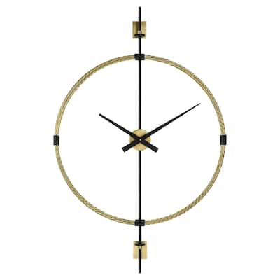 Uttermost Time Flies Modern Wall Clock - 30.75 W X 48.75 H X 4 D (in)