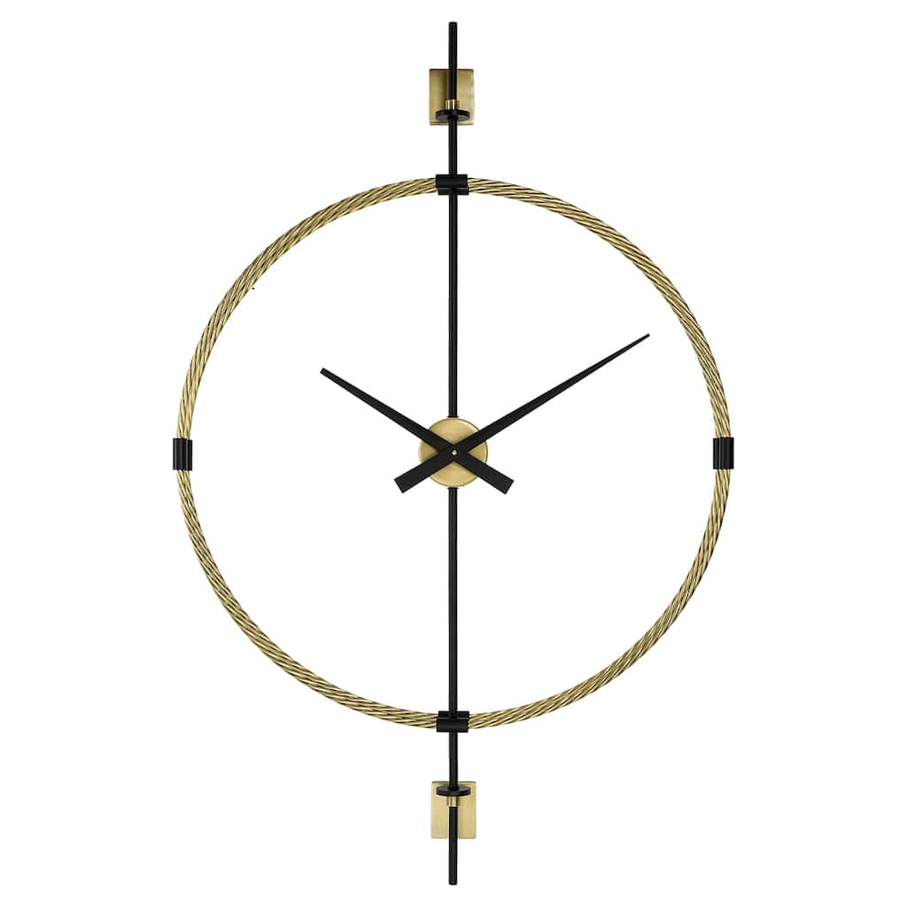 Uttermost Time Flies Modern Wall Clock - 30.75 W X 48.75 H X 4 D (in)