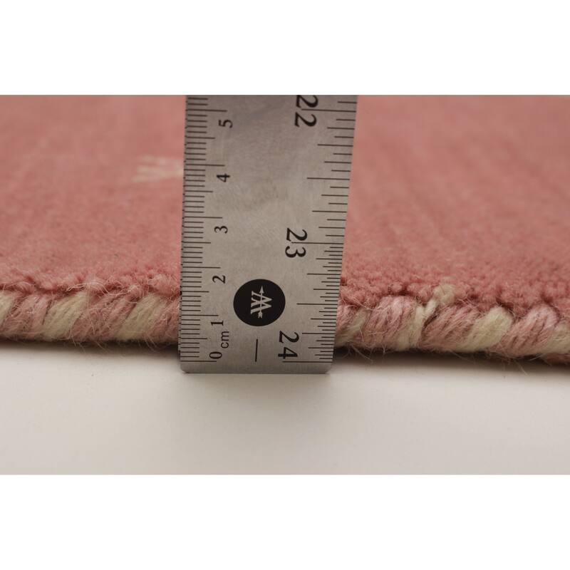 Kashkuli Gabbeh Salmon Rug 2'0" x 6'5" - 2'0 x 6'5