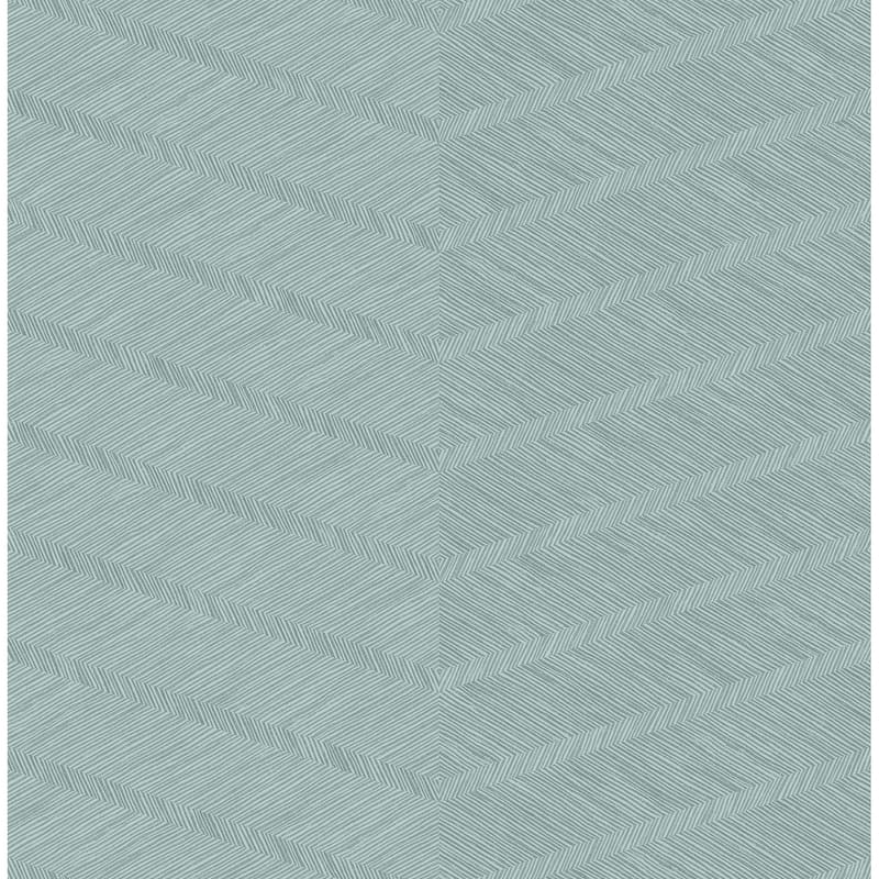 Scott Living Aspen Aqua Chevron Wallpaper