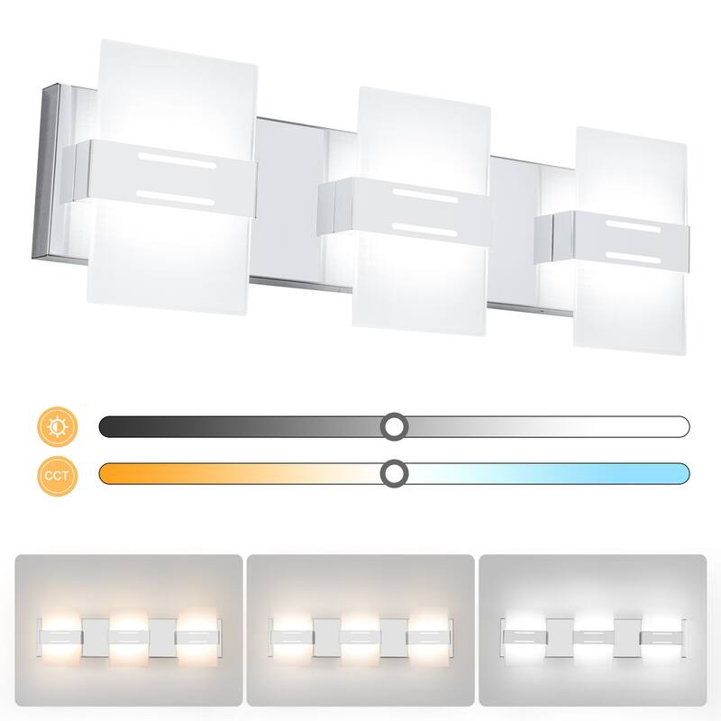 LED Vanity Light Bathroom Light Fixtures Dimmable Bathroom Vanity Lighting Fixtures