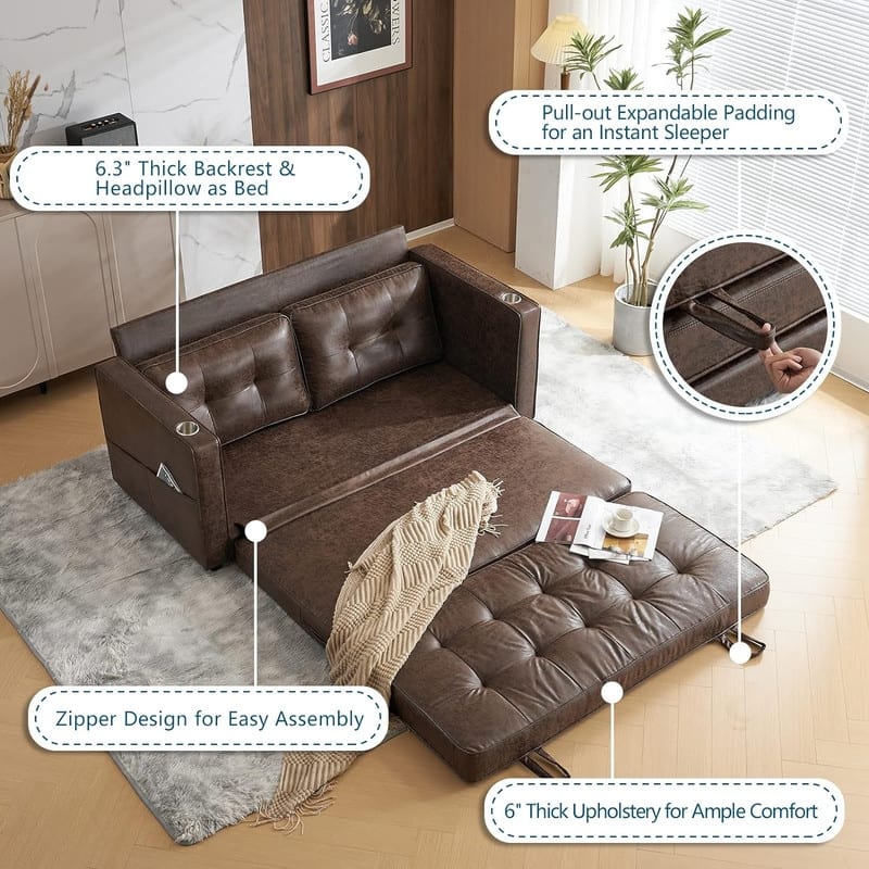 VINGLI Loveseat Sleeper