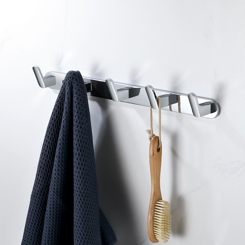 Wall Mounted 5 in 1 Rustproof Hook Rack Coat Rack(2 Pack)
