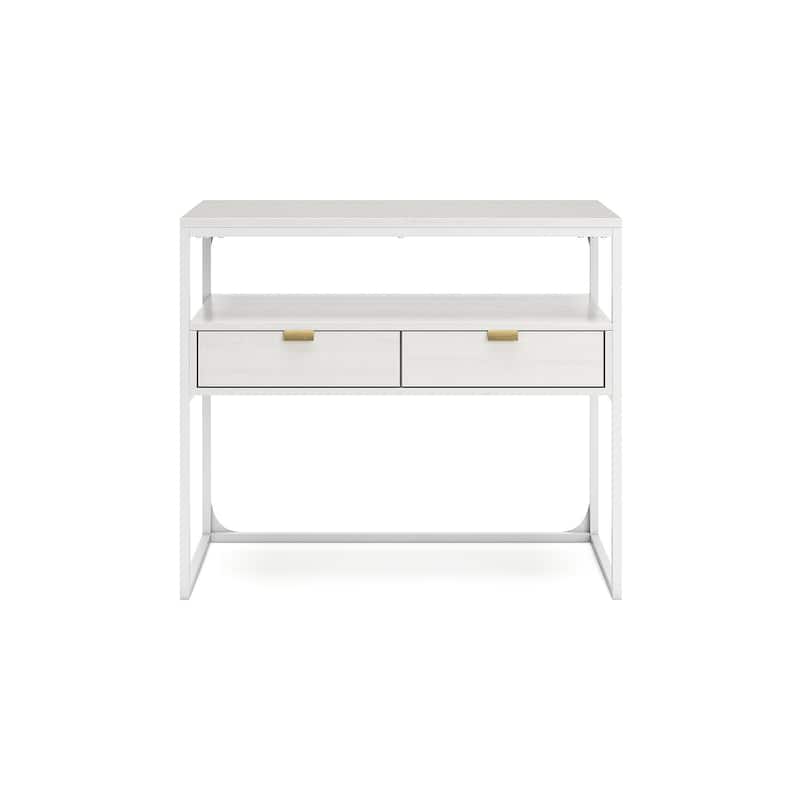 Signature Design by Ashley Deznee White Credenza - 36"W x 18"D x 31"H
