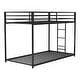 preview thumbnail 19 of 20, Furniture of America Ambell Modern Metal Low Profile Bunk Bed with Reversible Ladder
