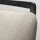 preview thumbnail 7 of 6, Kavalan Beige Fabric Seat with Black Metal Frame Counter Stool