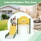 preview thumbnail 19 of 58, Kids Slide 7 in 1 with Ring Toss and Basketball Hoop, Toy Storage