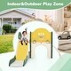 preview thumbnail 8 of 32, Kids Slide Playset Structure 7 in 1,Freestanding Spaceship Set w/Slide