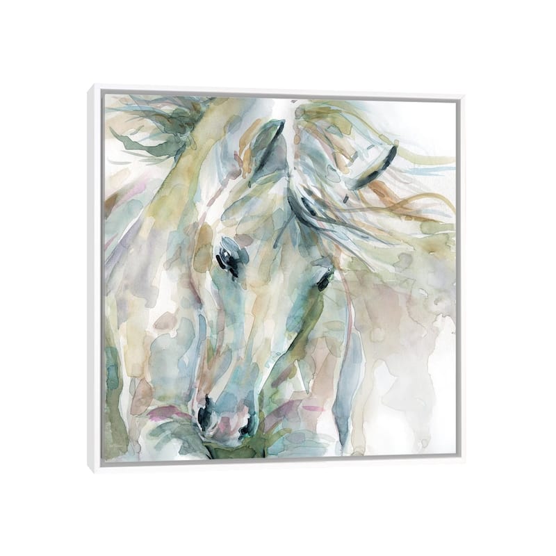 iCanvas "Exuberant Spirit" by Carol Robinson Framed Canvas Print - 12x12 - White
