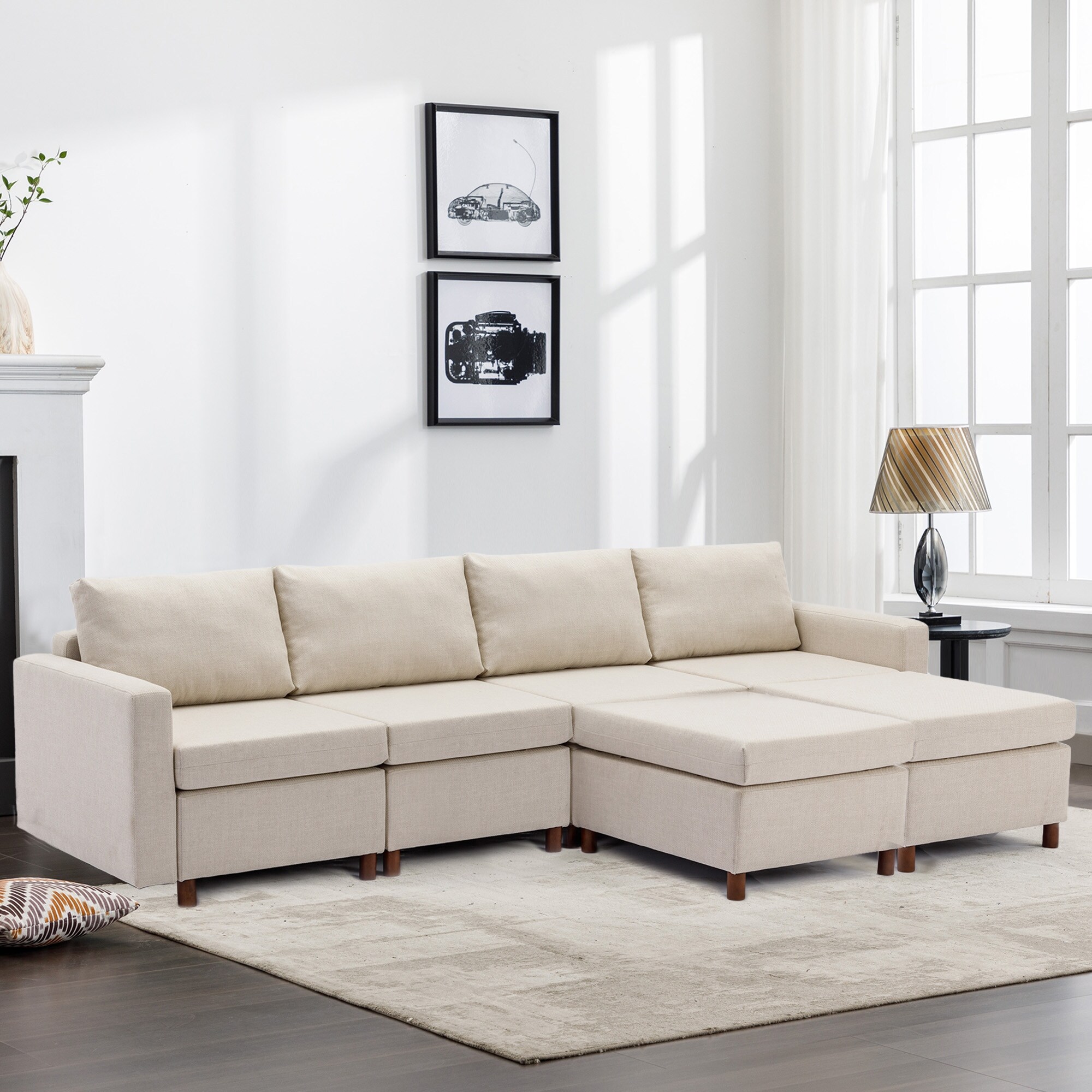 Sofa with non removable cushions discount