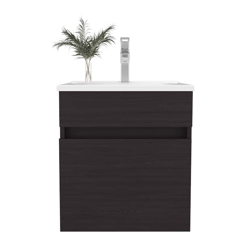 Bathroom Vanity with modern, and minimalist style , 1 Door,easy to assemble