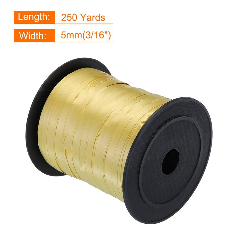 Curling Ribbon Crimped Balloon String Metallic 3/16" for Decoration