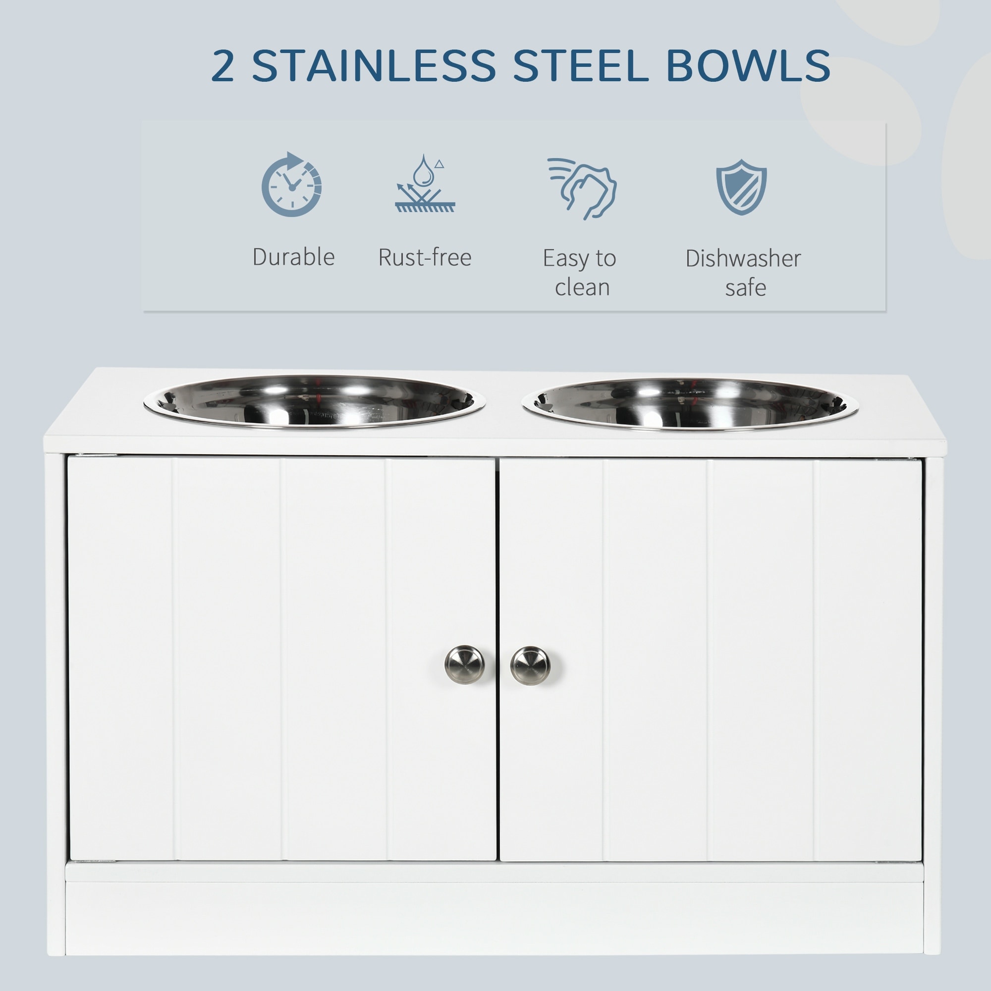 Dog bowl stand with storage online