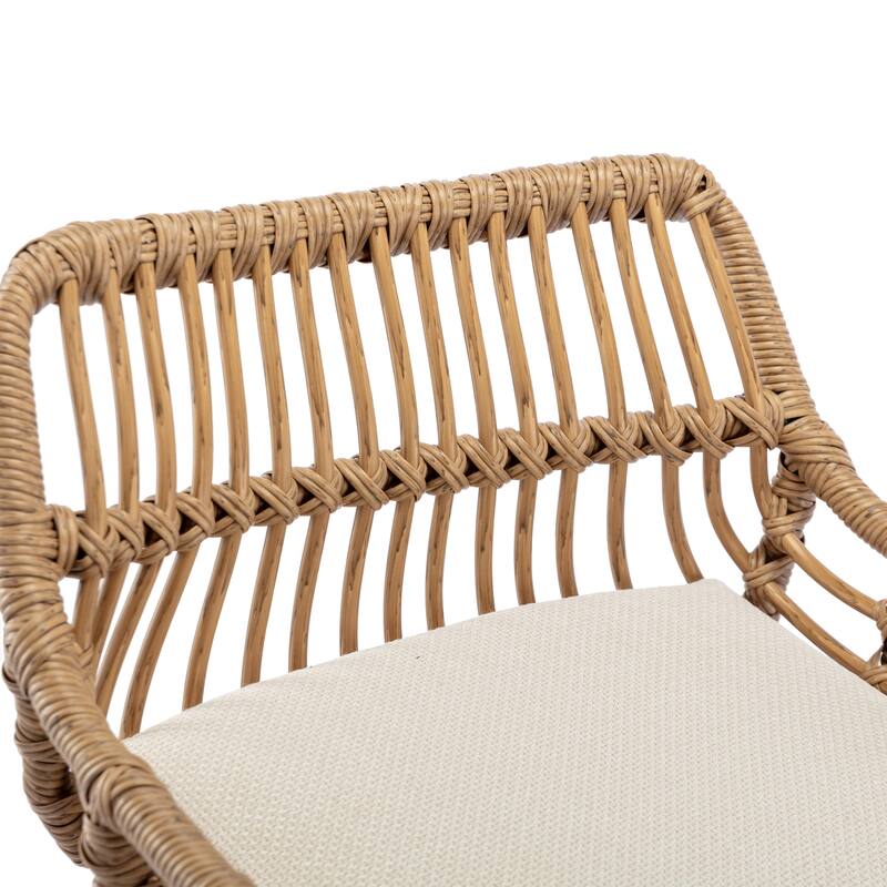 Swivel Bar Stools Set of 2 Adjustable Counter Height Chairs