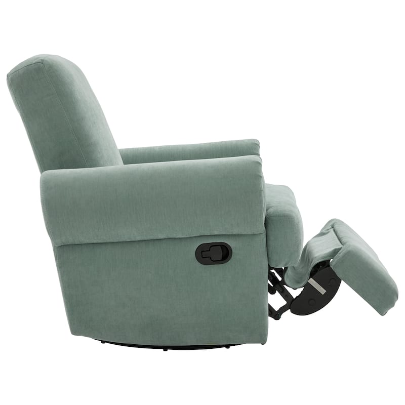 Christopher Knight Home - Thorne Chenille Swivel Recliner Rocker Chair with Adjustable Backrest