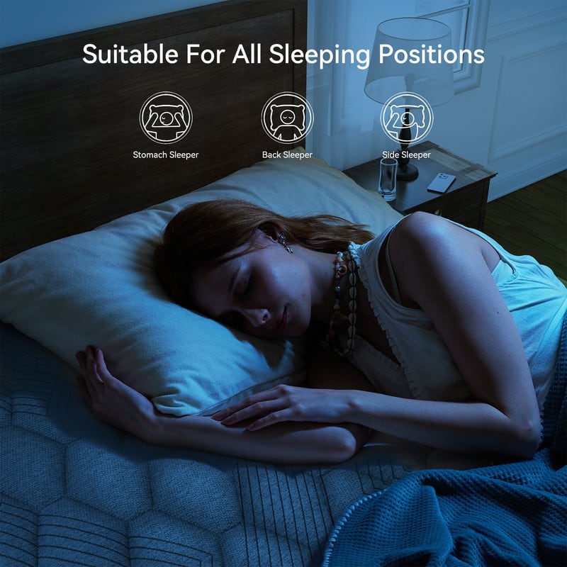 SweDrea 12-Inch Medium Firm Cooling Hybrid Mattress with CertiPUR-US & OEKO-TEX Certification