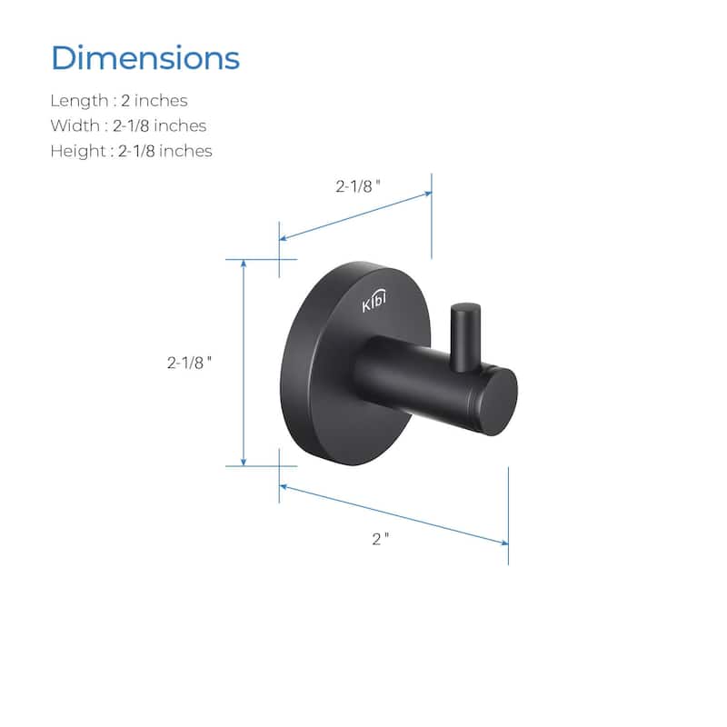 Circular Bathroom Towel & Robe Hook