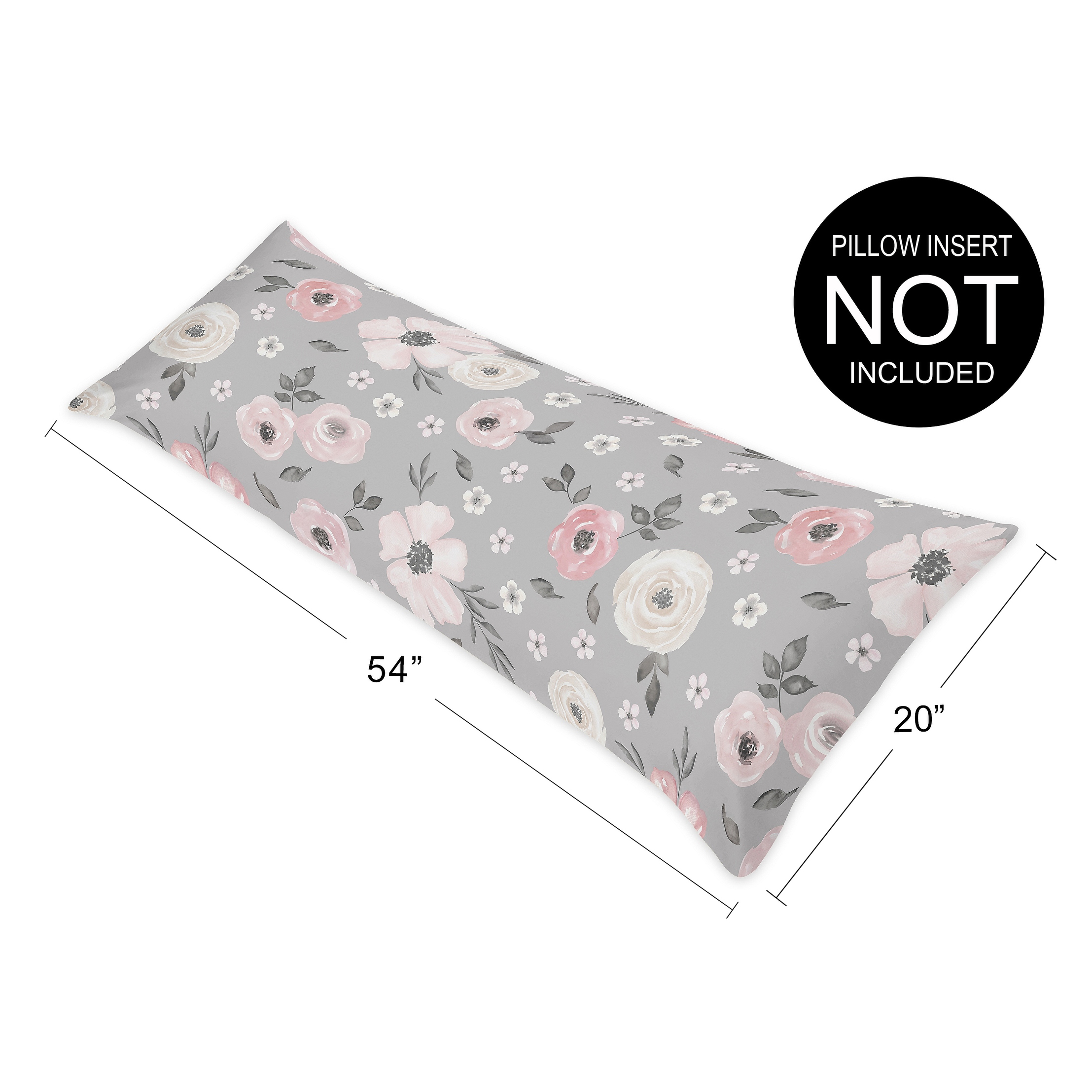 Blush body pillow sales cover