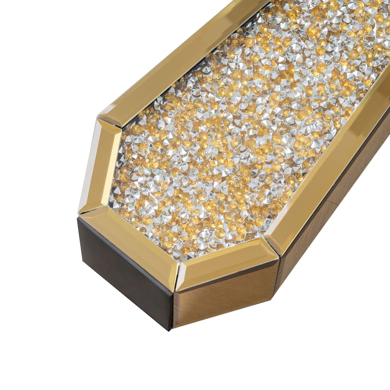Glam Tall Crushed Diamond Floor Vase