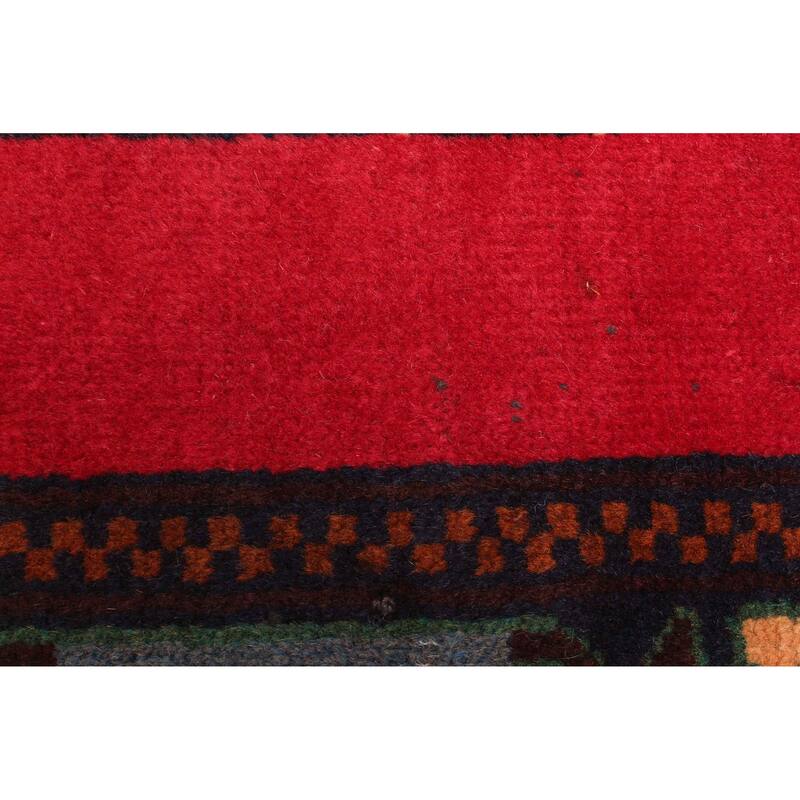 ECARPETGALLERY Hand-knotted Teimani Red Wool Rug - 3'5 x 6'5