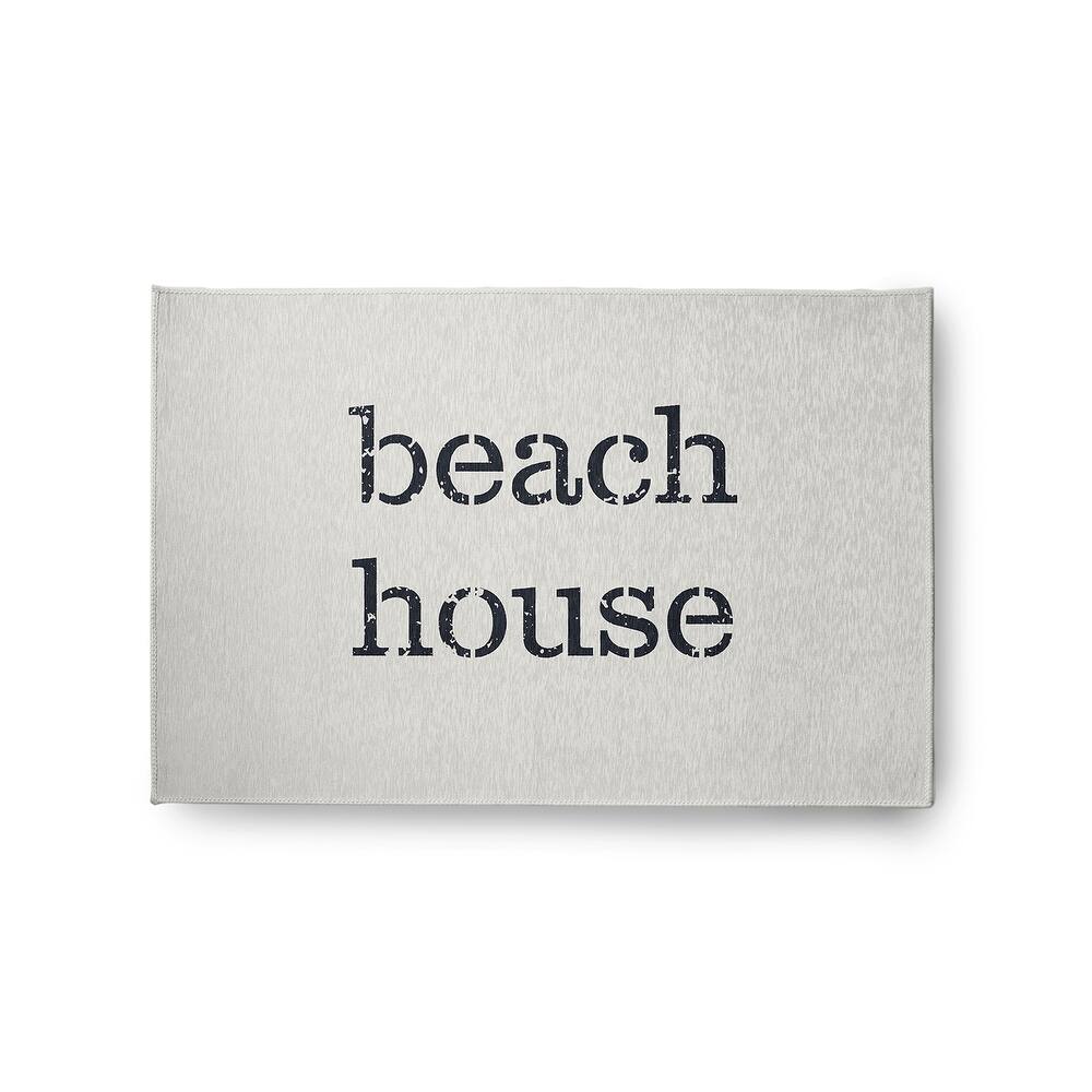 Beach House Nautical Chenille Rug