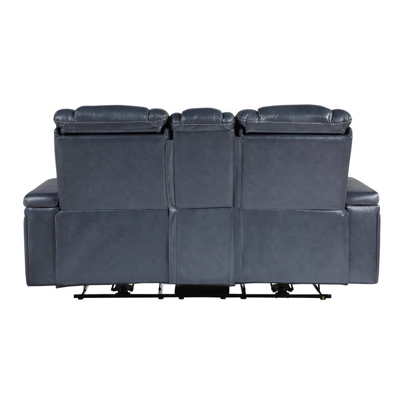 Lourical 2-Piece Leather Match Power Reclining Sofa Set