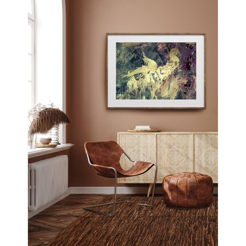 ECARPETGALLERY Flat-Weave Natural Brown Wool Tapestry Kilim - 5'1 x 6'5