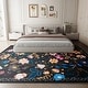 preview thumbnail 39 of 65, Nature Floral Non-Slip Machine Washable Colorful Modern Area Rug