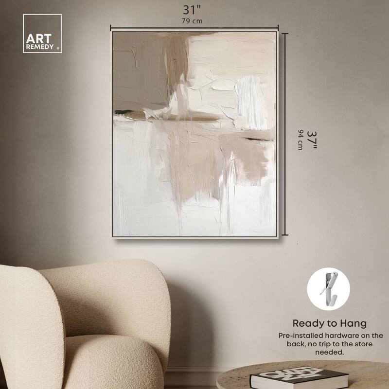 Gentle Strokes of Nature II Canvas by Art Remedy