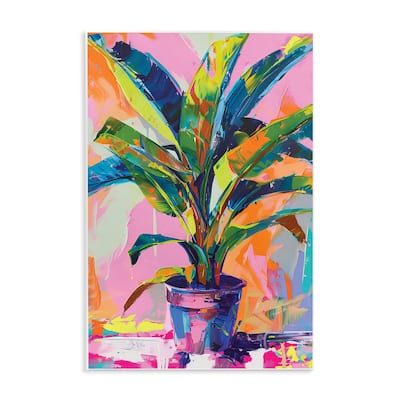 Stupell Vivid Saturated House Plant Wall Plaque Art Design By LSR Design Studio