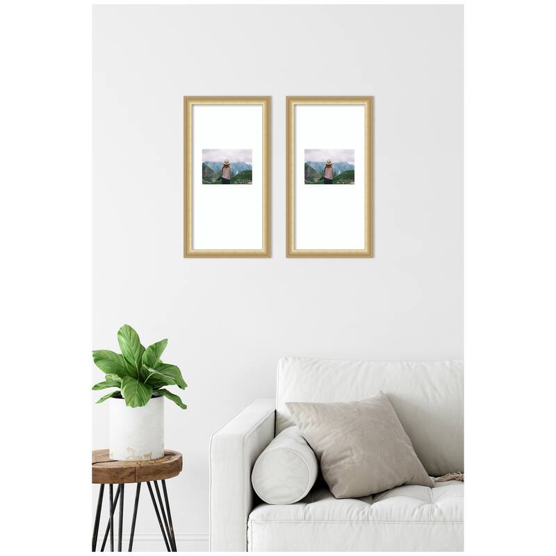 Kate and Laurel Florence Gold Photo Frame Set