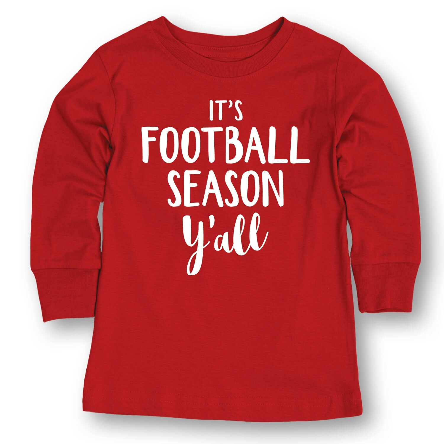 Shop Its Football Season Yall Youth Long Sleeve Tee Overstock