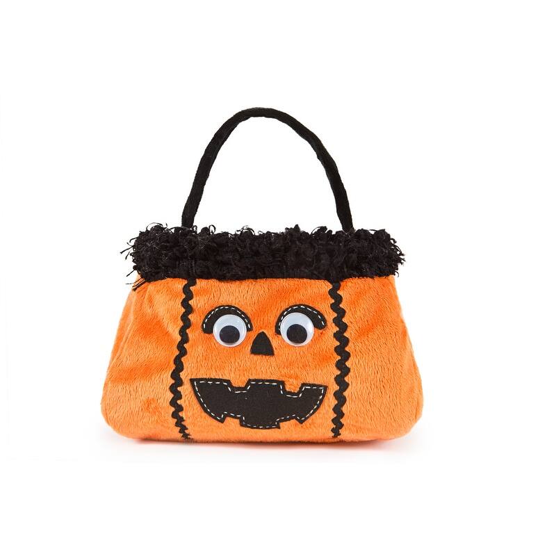 Jack-O-Lantern Treat Bag-7" X 7" X 13" - Green
