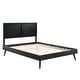 preview thumbnail 3 of 24, Marlee Full Wood Platform Bed With Splayed Legs