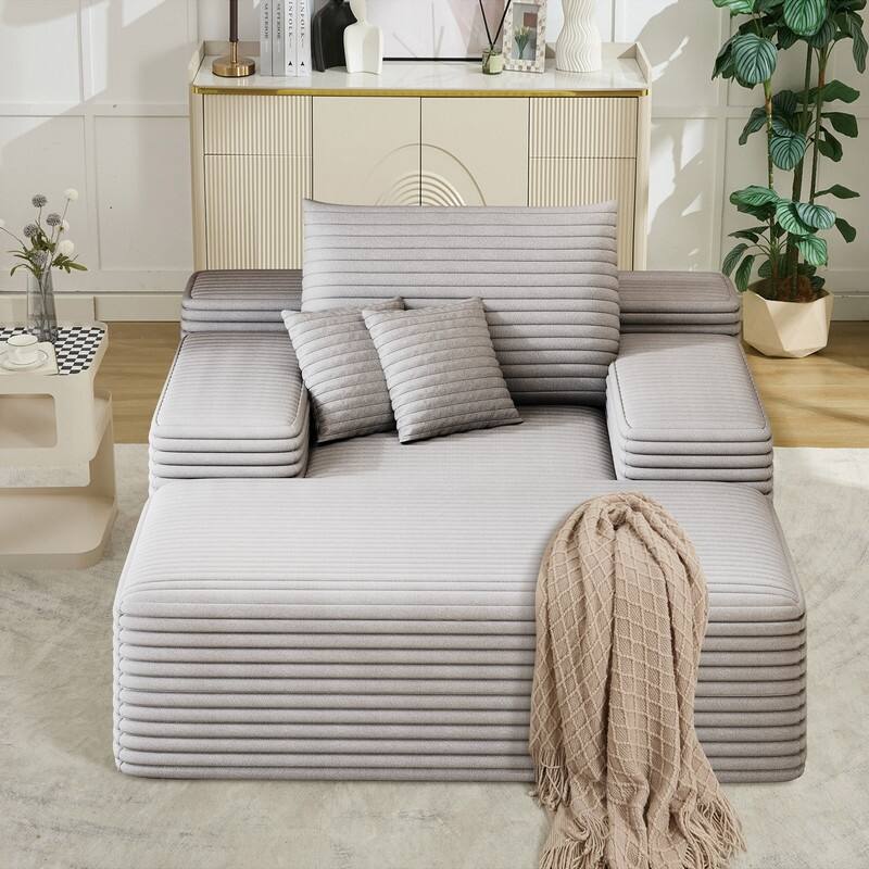 Nebula Oversized Upholstered Sofa Bed, Upholstered Sleeper Cloud Sofas Couches for Cozy Reading and Relaxation