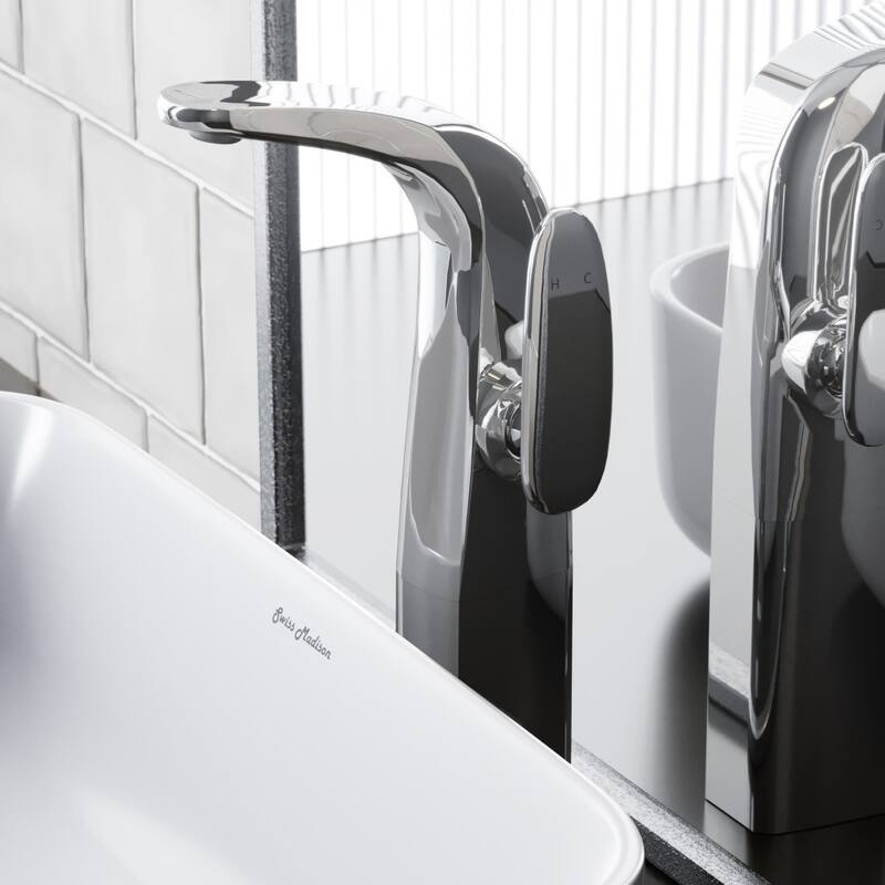 Chateau Single Hole Single-Handle High Arc Bathroom Faucet